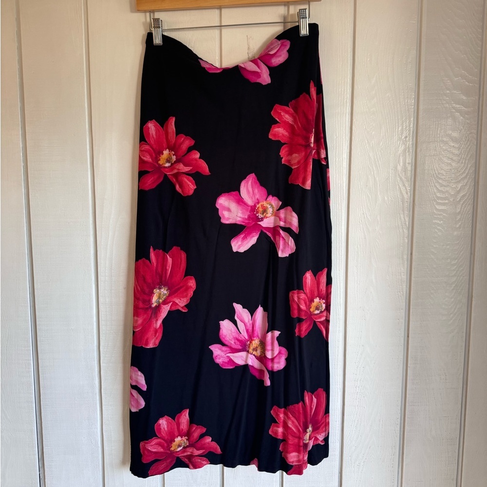 Vintage Harold’s Black Floral Maxi